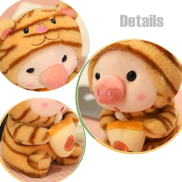 Cosplay Animal Boba Plushie – Unicorn Frog Bunny Pig Toy Hug