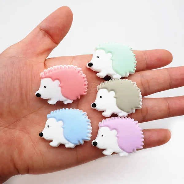 Chengkai Silicone Hedgehog Teether Beads – Where Teething Meets Kawaii Magic