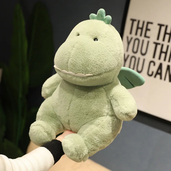 Lovely Dinosaur Plush Toys Fluffy Sleep Pillow Cute Animal Stuffed Dragon With Wings