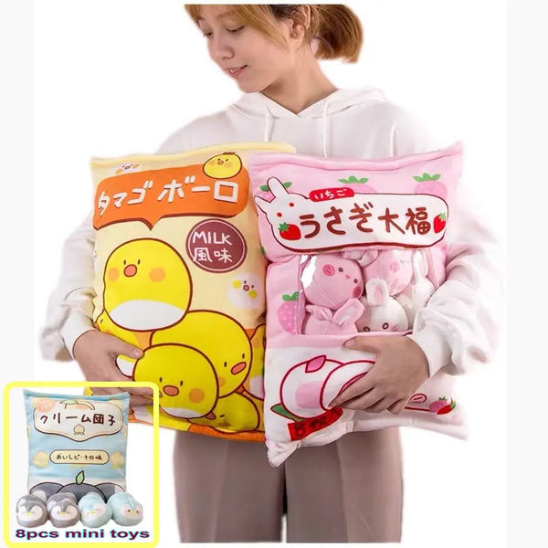 Bag of 8 Mini Penguin Plush Toys – A Waddle of Joy in Every Hug