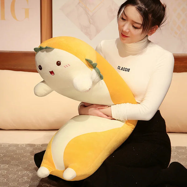 Giant Size Dinosaur Cat Rabbit Husky Bread Plush Toys Stuffed Soft Long Sleep