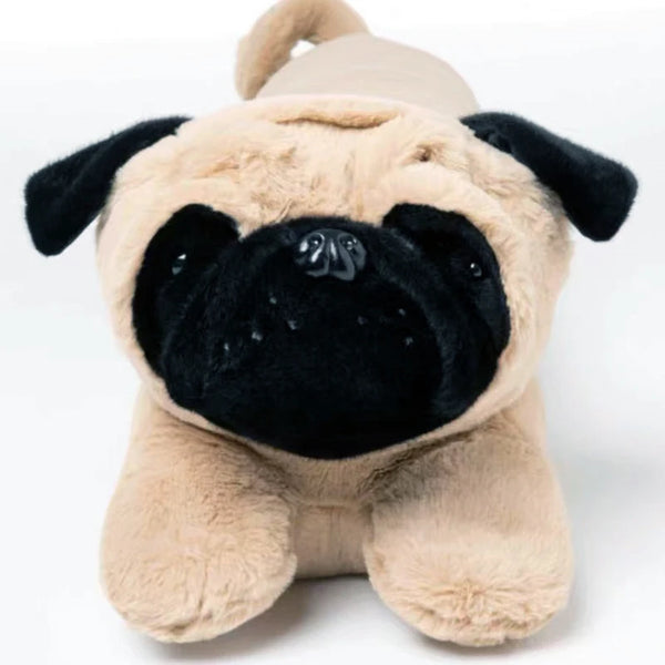 Long Style Throw Pillow Cute Big Size Animals Pug Dog Plush Toy Bed Use Cushion