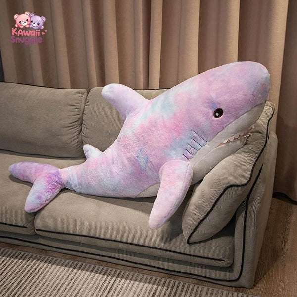 Cute Colorful Shark Plush – A Giant, Snuggly Sea Friend