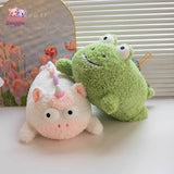 Crocodile Unicorn Pig Plush – A Magical Trio in One! Kawaii Snuggle