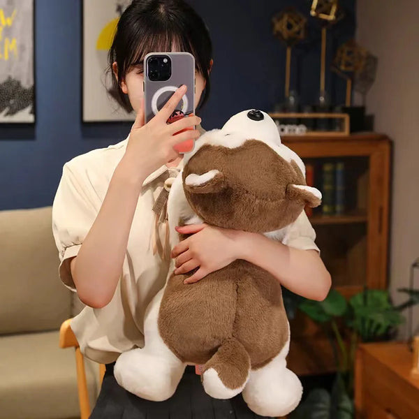 Cute Dog Puppy Husky Pillow Plush Toy Cute Animal Stuffed Doll