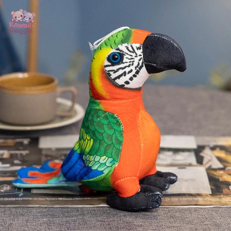 Cute Cartoon Lifelike Parrot Plush – A Colorful Touch of Nature!