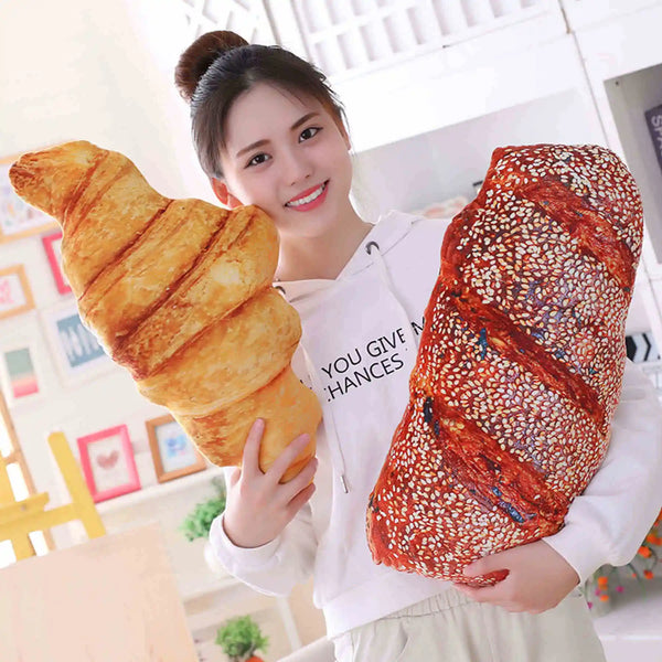 Bread Pillow many kinds Realistic Food Cushion Plush Toy Soft Stuffed Doll Delicious