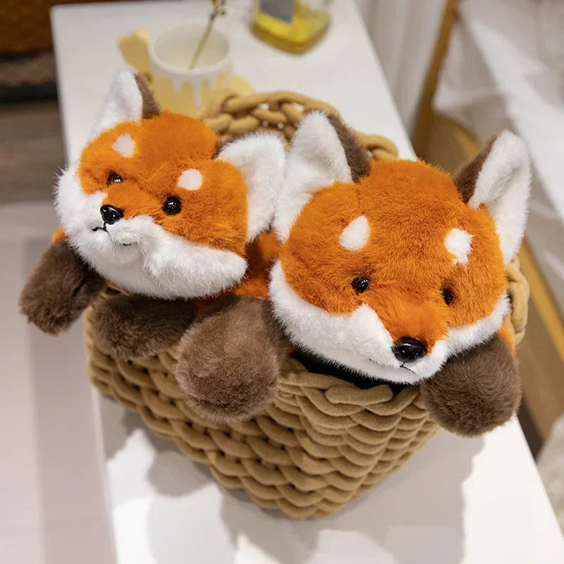 Crouching Sloth Plush Toy Kawaii Fox Doll Pillow Kids Birthday Christmas Gift