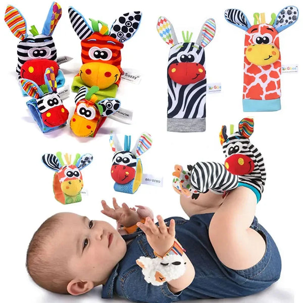 Baby Foot Toys with Rattles: The Sweetest Steps to Smiles and Sensory Fun