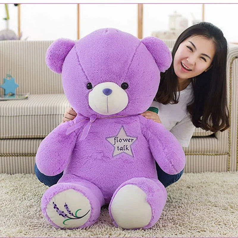 Cuddly Purple Stuffed Bear: A Hug You Can Keep Forever
