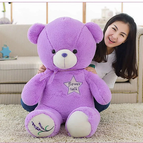 Cuddly Purple Stuffed Bear: A Hug You Can Keep Forever