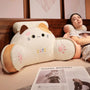 Soft Cartoon Cats Pillow – Plush Lumbar Support Chair Cushion & Home Decor