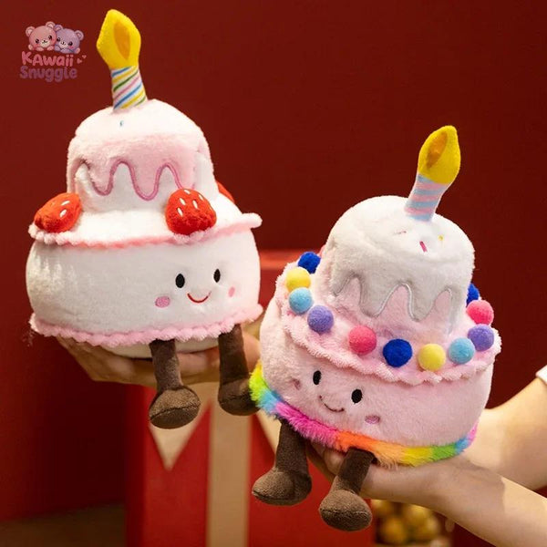 Strawberry Cake Plush – A Sweet Treat You Can Cuddle! Kawaii Snuggle