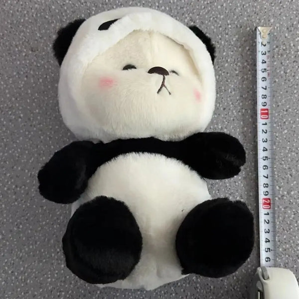 Kawaii Panda Plush Toy Soft Stuffed Bear Turn Into Panda Animal Lovely Style