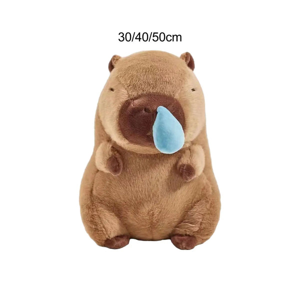Capybara Toy with Pullable Snot Bubbles Unique Soft Cartoon