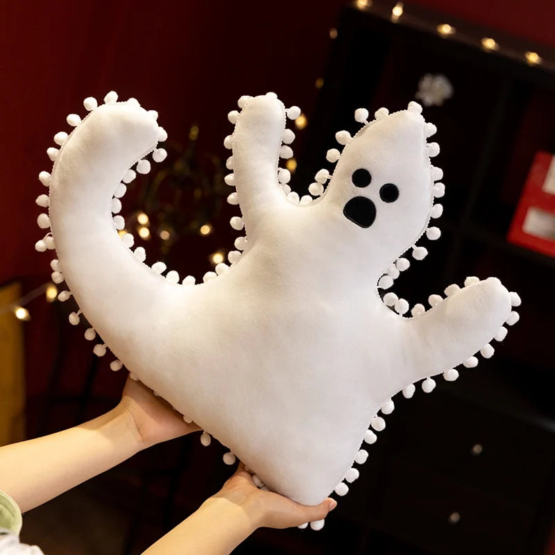 Cute Halloween Ghost Pillow Plush – Soft Decorative Toy Gift
