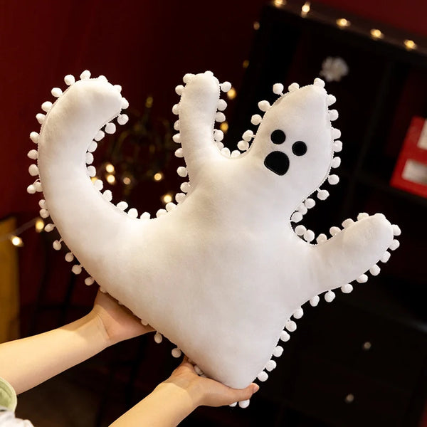 Cute Halloween Ghost Pillow Plush – Soft Decorative Toy Gift