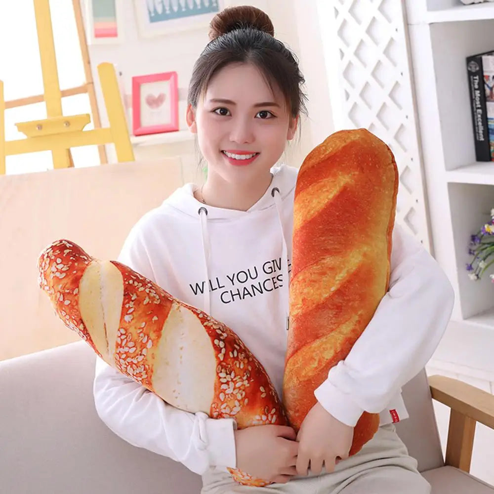 Bread Pillow many kinds Realistic Food Cushion Plush Toy Soft Stuffed Doll Delicious