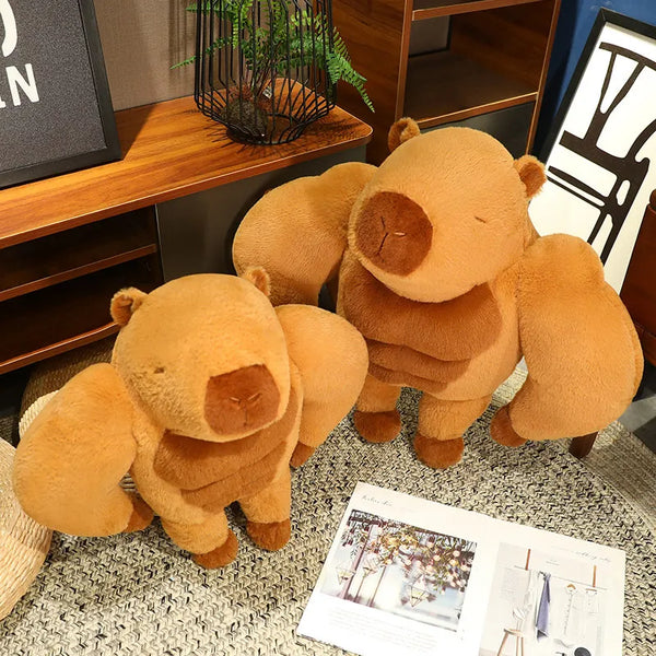 Muscle Capybara Plush Toy – The Buff Buddy You Never Knew You Needed
