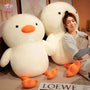 Giant Princess Duck Plushie Soft Sleeping Duck
