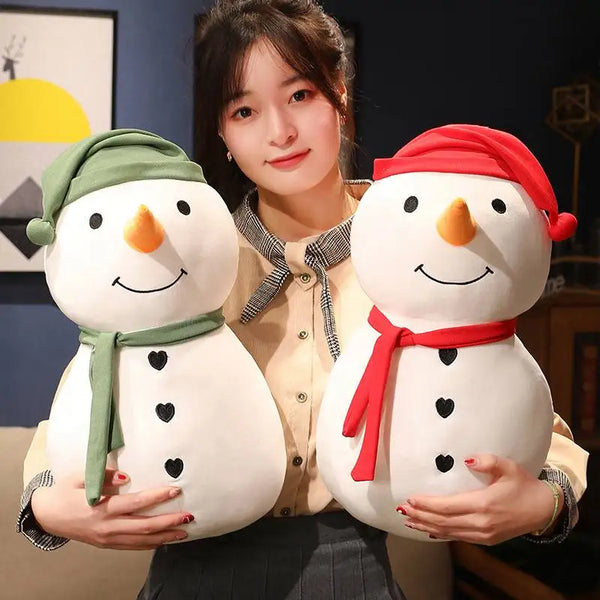 Embrace Winter Magic with the Snowman Plush Toy