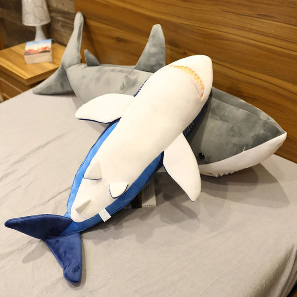 Big Size Soft Toy Plush Simulation Shark Stuffed Toys Plush Toys Sleeping Cute Pillow Cushion Stuffed Animal Gift For Children