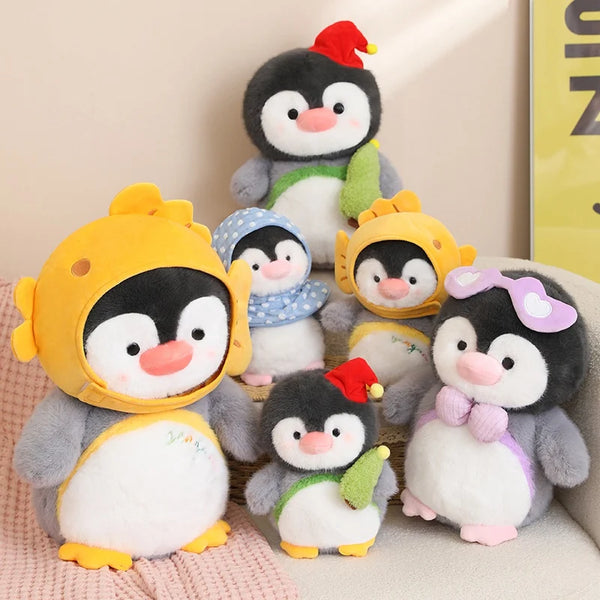 Adorable Cartoon Penguin Plush Pillow – Cute Penguin Doll for Kids