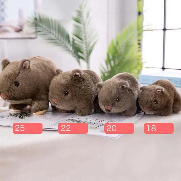 Adorable Hamster Plush Toy – Soft Fuzzy Stuffed Doll for Baby Sleep & Comfort