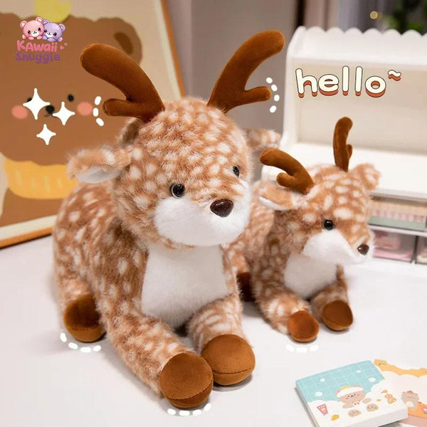 Sika Reindeer Plush Toy – Your Cozy Winter Companion! Kawaii Snuggle