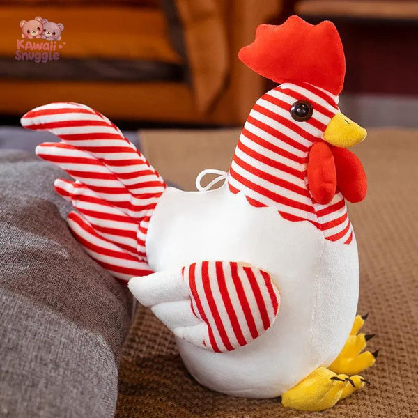 Simulation Cock Plush Toys Stuffed Soft Chicken Dolls