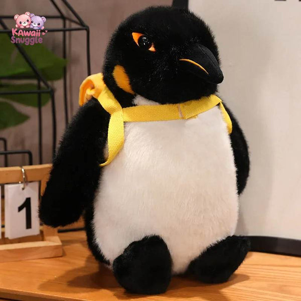 Kawaii Huggable Backpack Penguin Plush - Adorable & Functional