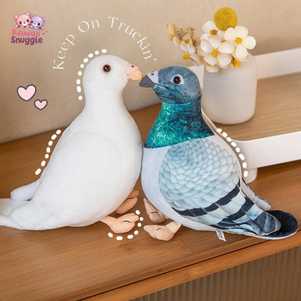 Simulation Pigeon Plush Toy: A Peaceful Companion for All Ages Kawaii Snuggle