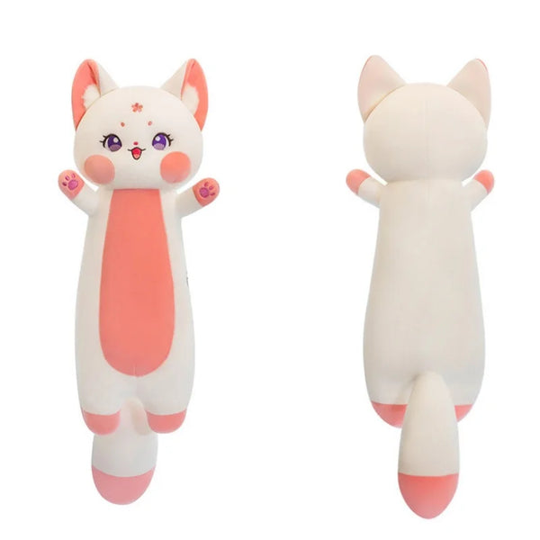 Long Pillow Cute Fox Doll – Cozy Nights, Cuter Dreams