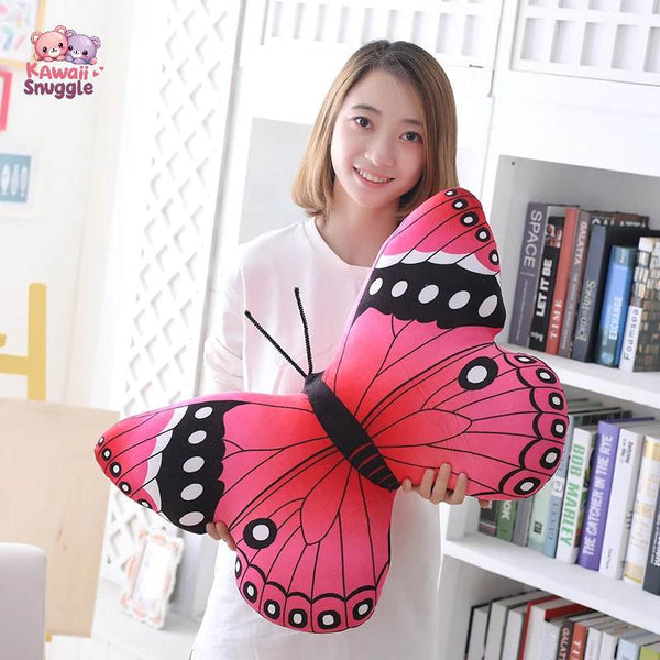 Simulation Soft Butterfly Plush Pillow Toy Stuffed Animals Butterfly Plush Kids Toys Cushion Home Decoration Girl Birthday Gifts