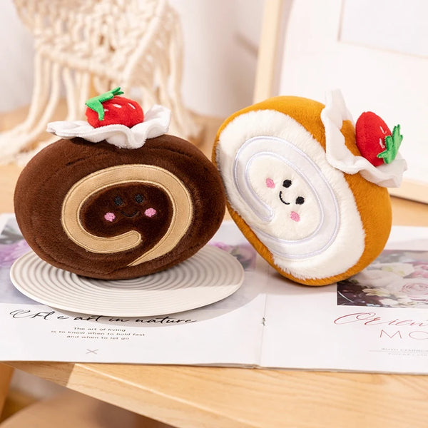 Simulation Colorful Cake Plush Pillow Toys Cushion