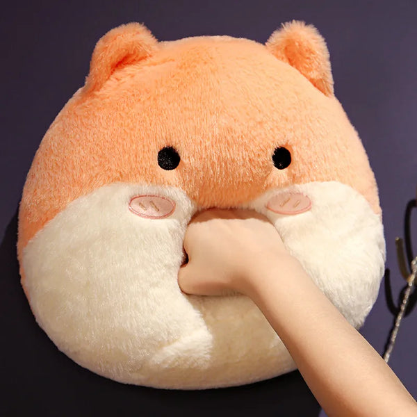 Cartoon Cat Plush Toy Shiba Inu Dog Stuffed Animal Sofa Cushion