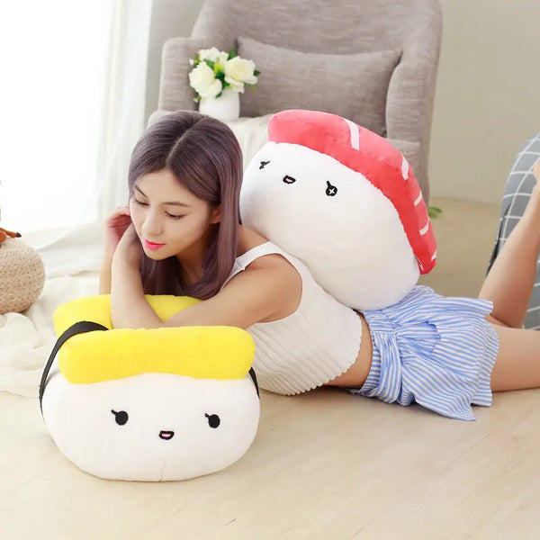 Stuffed Tuna Sushi Pillow – A Cozy Slice of Japan for Your Heart and Home