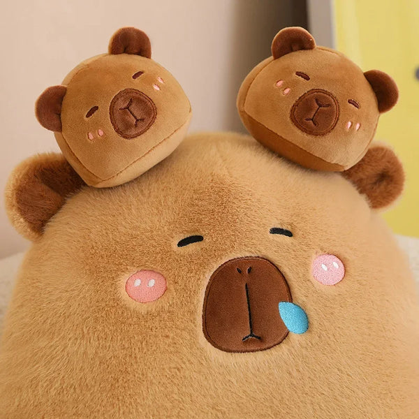 Kawaii Plush Toy for Boy Girl Cute Stuffed Animal Capybara Guinea Pig Anime Home Decor