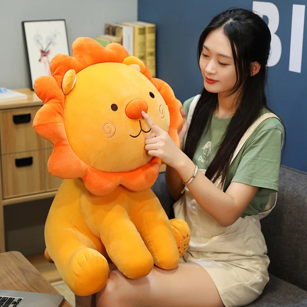 Giant Plush Leo Lion – The Softest King of the Jungle