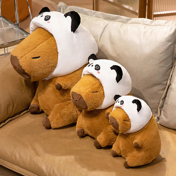 Kawaii Anime Capybara Plush with Fruit Hood – Cute Gift Idea