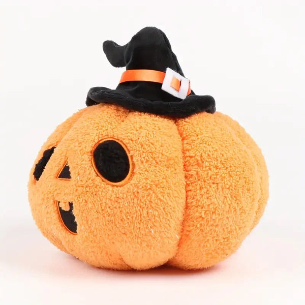 Funny Halloween Pumpkin Black Cat Plush Kawaii Clown Pumpkin Toy Doll Pumpkin Wizard Stuffed Pillow Halloween