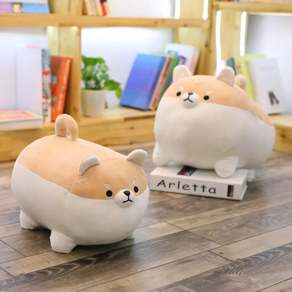 Cute Fat Shiba Dog Plush Toy Stuffed Soft Animal Pillow Cushion For Children Kids
