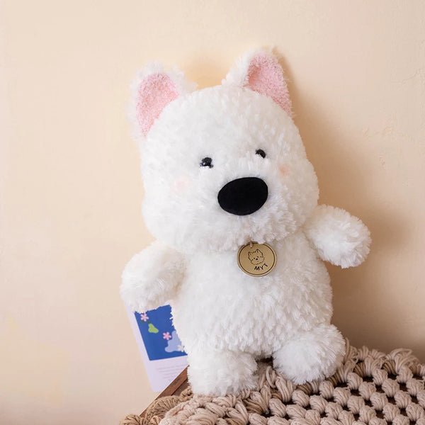 Cartoon West Highland Dog Plush Toy – Your Child’s Loyal Cuddle Companion