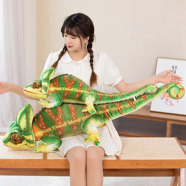 Simulated Mane Lizard Plush Toy – Wild Imagination in a Soft Cuddle