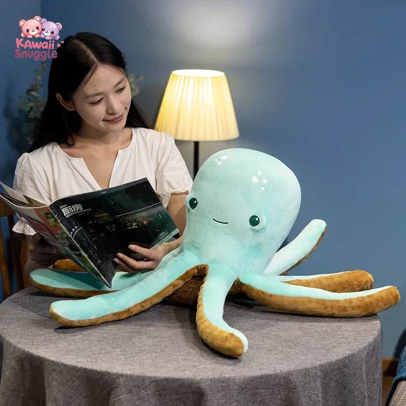 Simulation Blue Octopus Plush – A Soft & Cuddly Sea Buddy