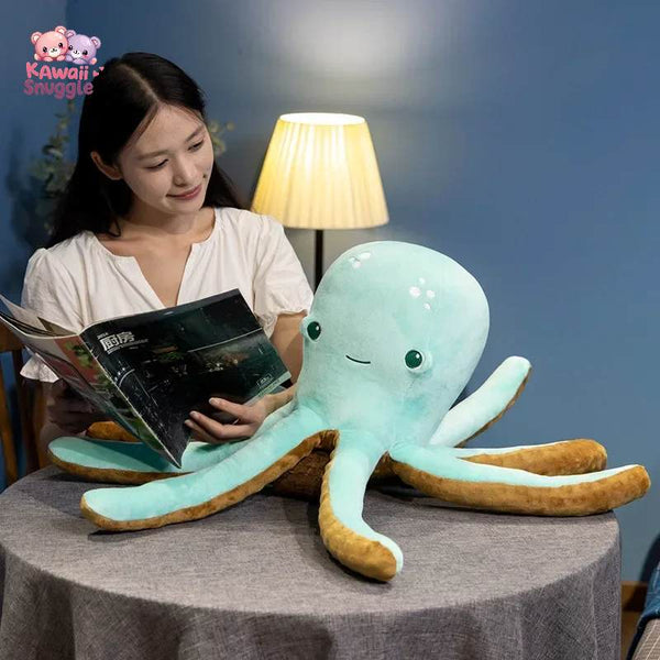 Simulation Blue Octopus Plush – A Soft & Cuddly Sea Buddy