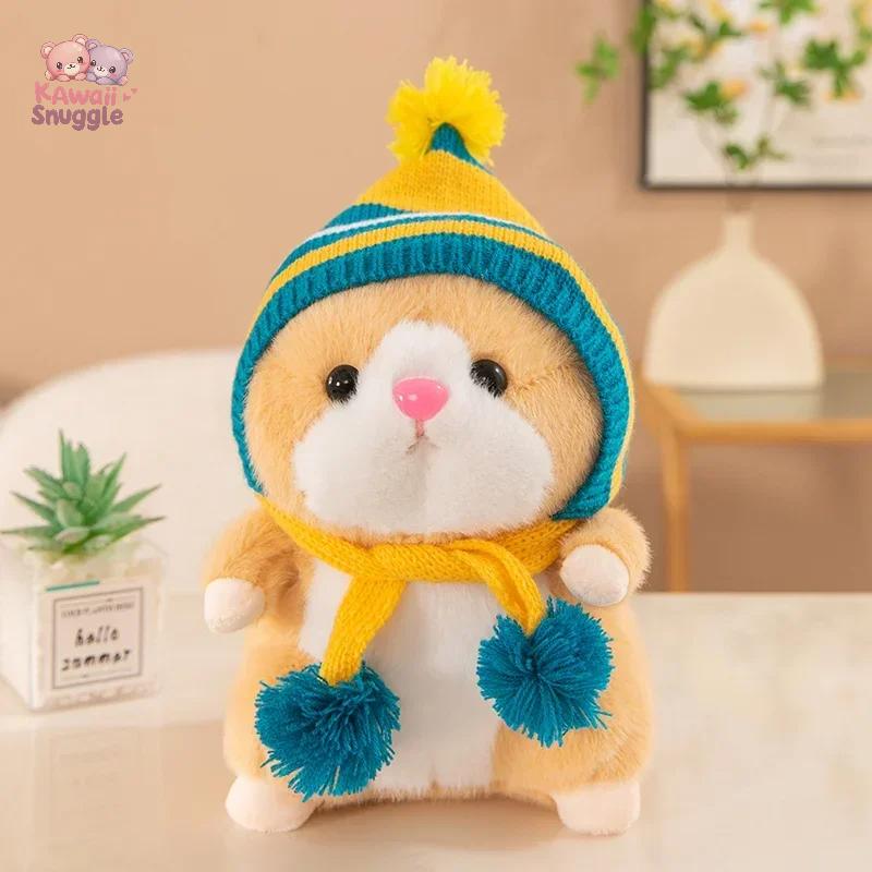Cute Hamster Wear Hat Plush Toys