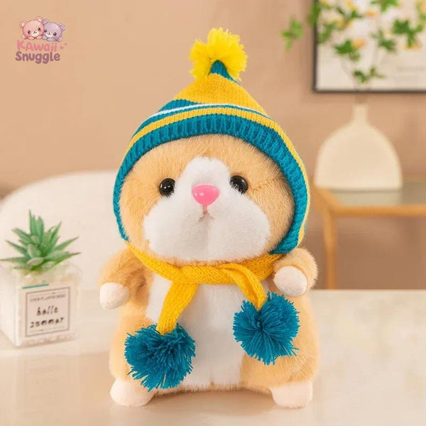 Cute Hamster Wear Hat Plush Toys