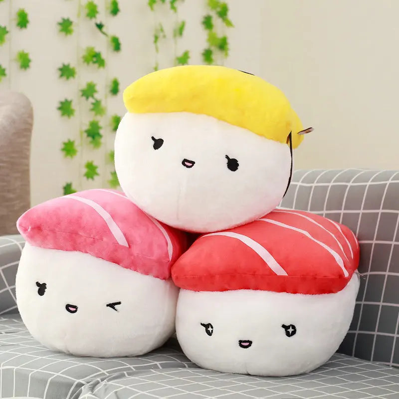 Stuffed Tuna Sushi Pillow – A Cozy Slice of Japan for Your Heart and Home
