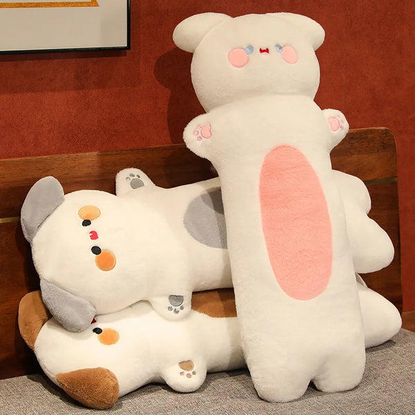 Kawaii Puppy Dog Doll Plush Toy Long Soft Fluffy Doggy Cartoon Animal Toy